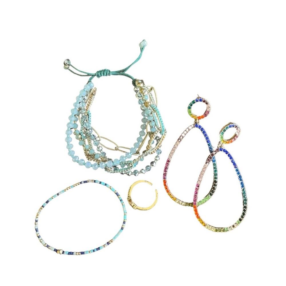 Colorful Beaded Jewelry Set